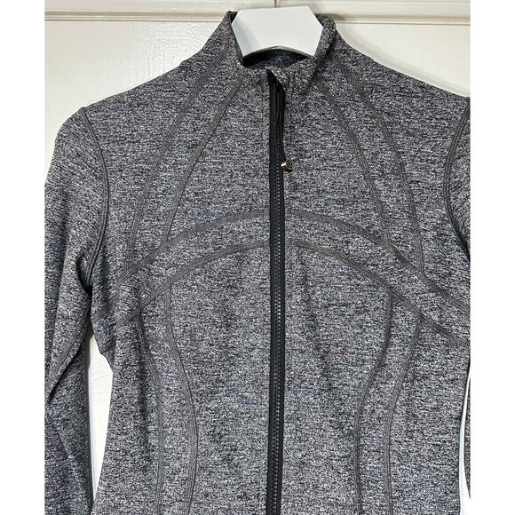 Lululemon Define Jacket Luon Heather Black Size 4 NWT Athletic Slim Fit Stretchy - Picture 3 of 13
